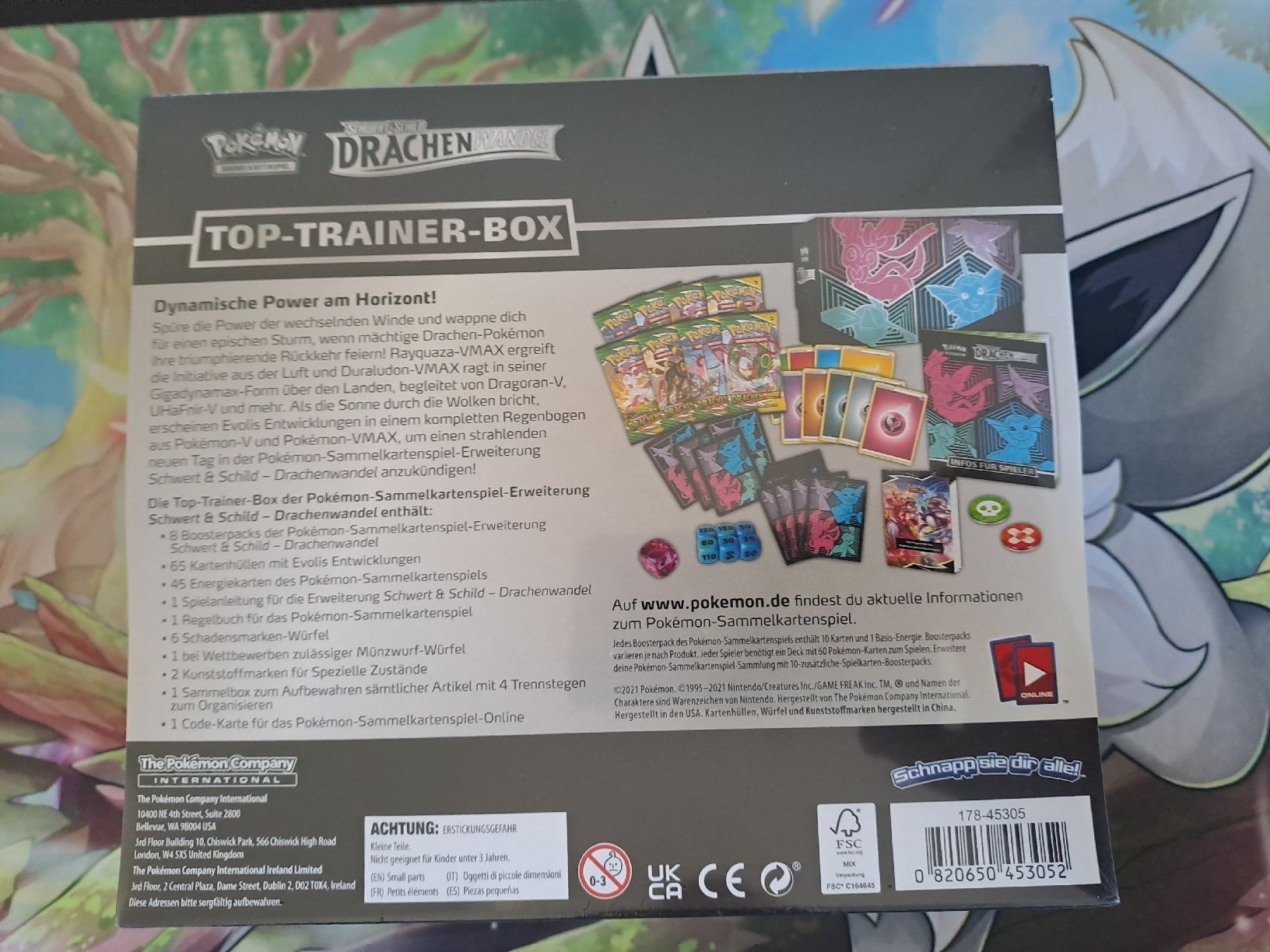 Pokémon Carte collezionabili: Drachenwandel Top Trainer Box – Nuovo (secondo la descrizione) da Basel venduto da mfe_86h9 1