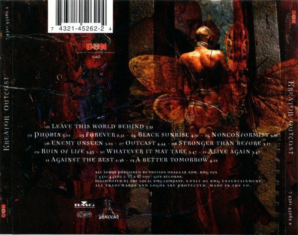 CD: Kreator - Outcast – Usato da Uzwil venduto da visions77 1