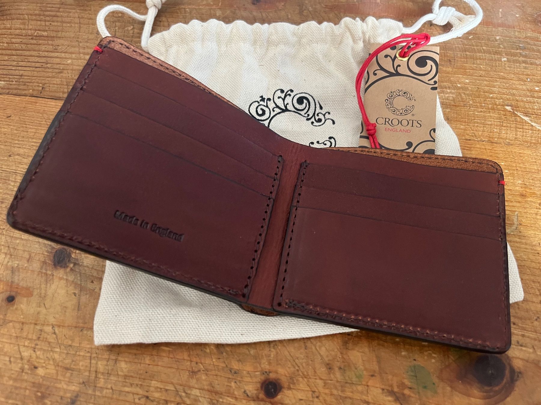 Brieftaschen: Croots England Portemonnaie – Gebraucht aus Bottmingen von Puffsack 1