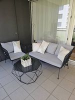 Manor Garten-Lounge Set: Sofa + 2 Sessel inkl. Kissen
