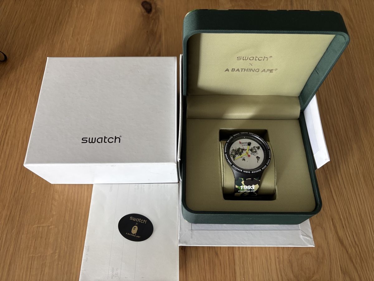 Swatch Orologi: Swatch Big Bold BAPE collector edition – Nuovo e nell'imballaggio originale da Mellingen venduto da Guilhermefurlan 2