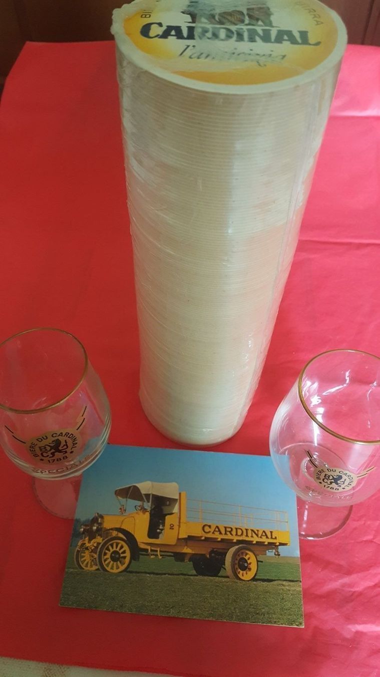 Bicchieri: BIERE DU CARDINAL – Usato da Viganello venduto da Priska.c 1
