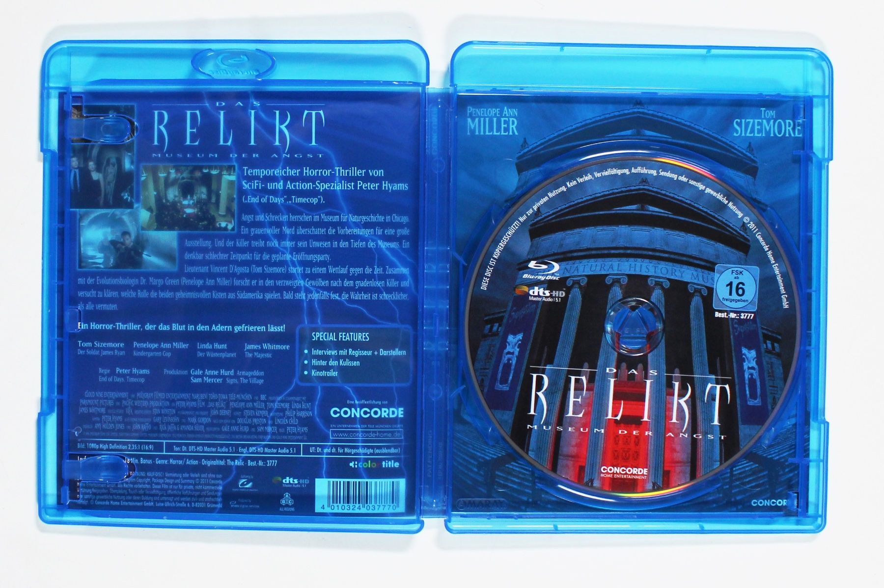 Tutti i DVDs: Blu-Ray -  DAS RELIKT - MUSEUM DER ANGST - Horror Thriller – Nuovo (secondo la descrizione) da Brüttisellen venduto da Collector-Corner 1