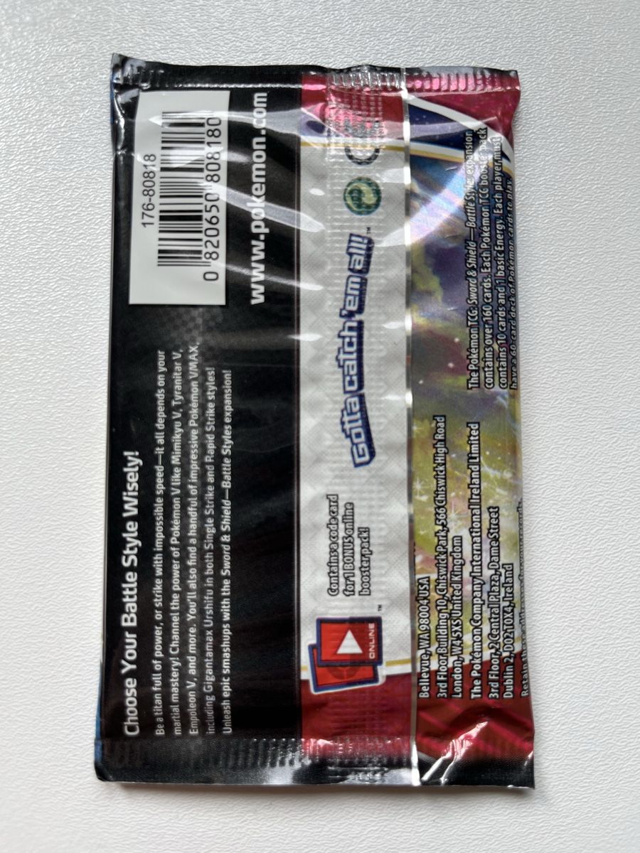 Pokémon Carte collezionabili: Pokémon Sword&Shield Battle Styles Booster - EN – Nuovo (secondo la descrizione) da Orvin venduto da Sebastien151 1