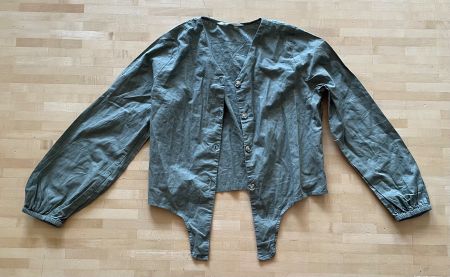 H&M Bluse, Gr. 158, Khaki-Grün, Top Zustand für Frühling