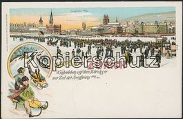 ZHS Zürich - Litho - Seegfrörni 1891/92