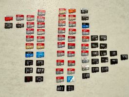 68 Stk. Micro SD Cards Diverse Hersteller