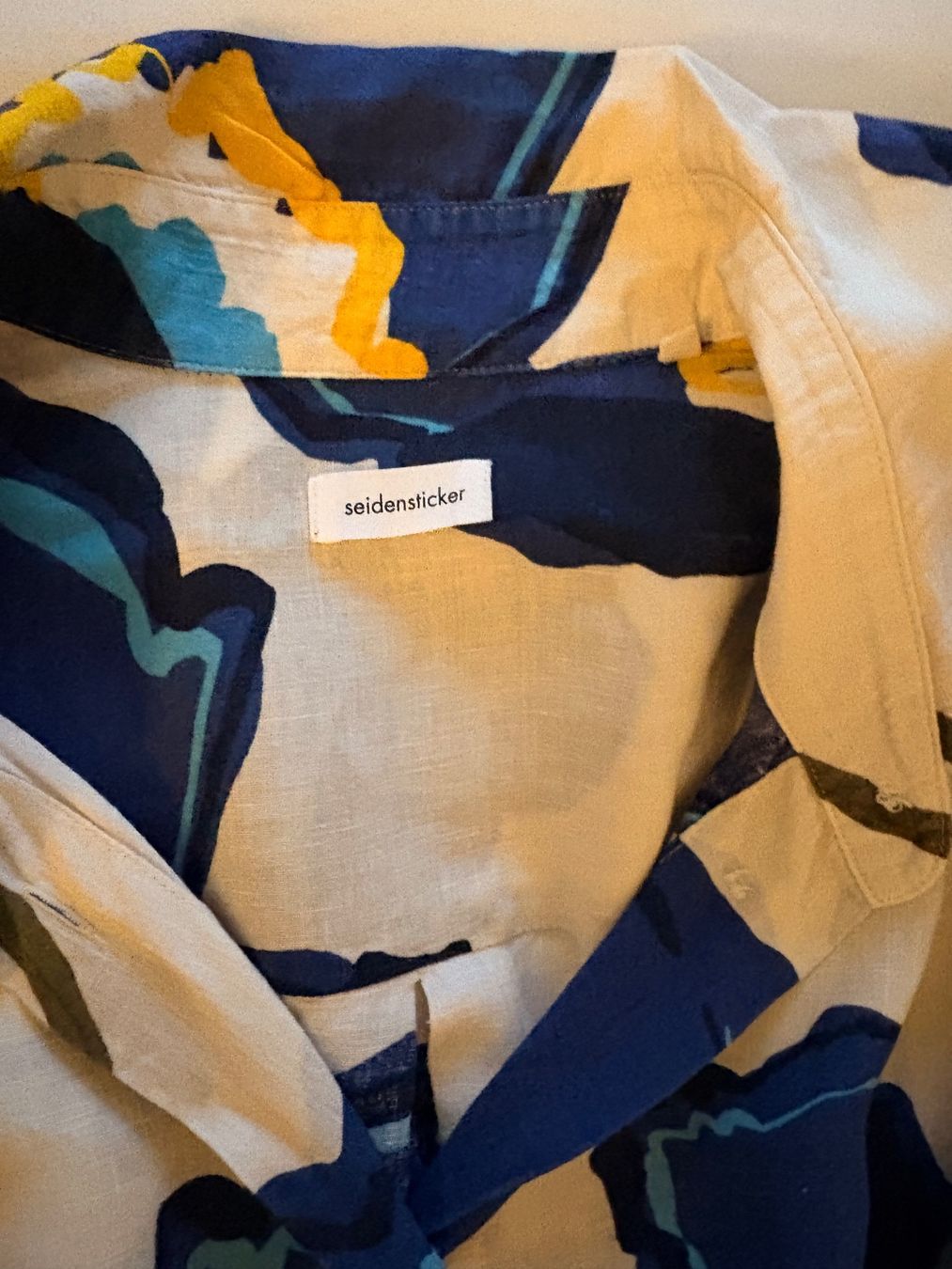 Vestiti: Seidensticker Kleid blau gemustert – Nuovo (secondo la descrizione) da Zug venduto da mar_99vh 2