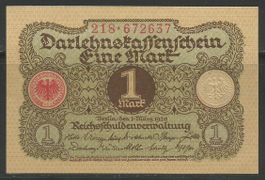 DEUTSCHES REICH - 1 MARK 1920 - DARLEHNSKASSENSCHEIN - UNZ.