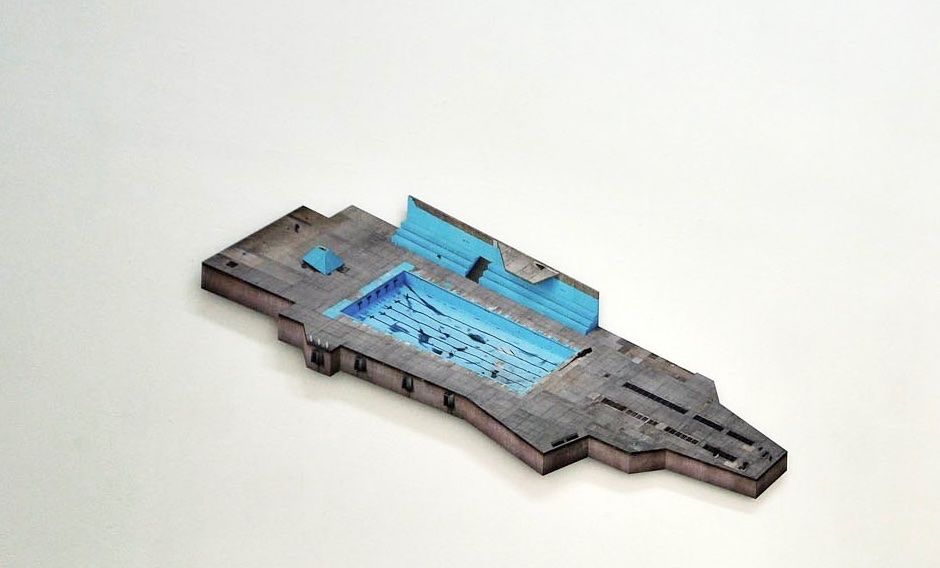 Foto & Immagini: Nicolas Grospierre Axonometry Druck auf Alucobond – Usato da Hilterfingen venduto da LM004