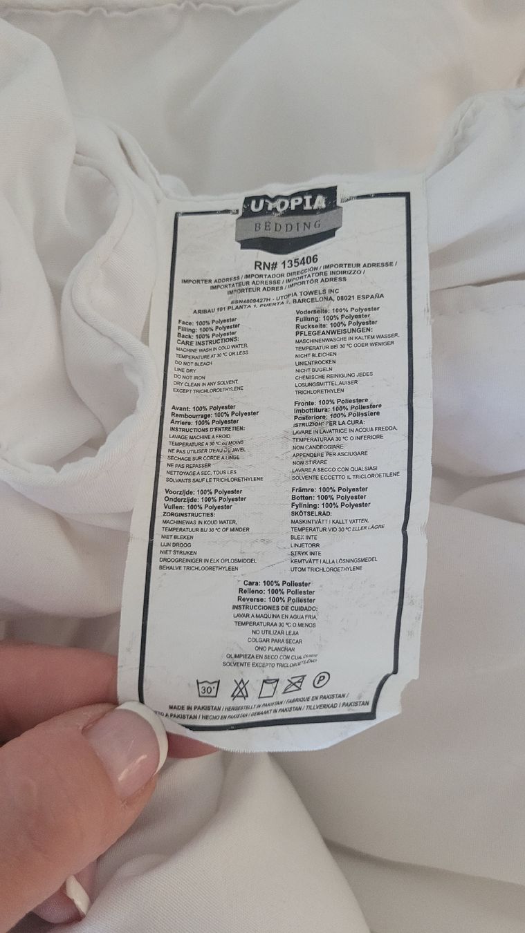 Coperte: Duvet-Füllung oder Duvet – Nuovo (secondo la descrizione) da Schöfflisdorf venduto da CrRG21 4