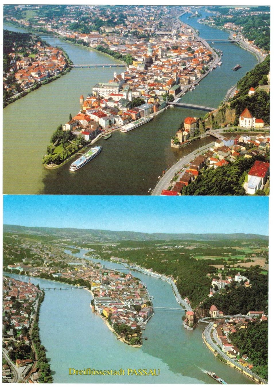 Cartoline postali: 2 AK Passau – Usato da Zürich venduto da Tolima194