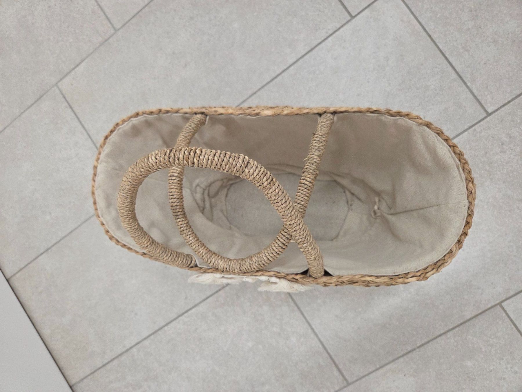Borse da donna: Shopper geflochten / Einkaufskorb / Strandtasche – Usato da Küssnacht am Rigi venduto da jasminsche 3