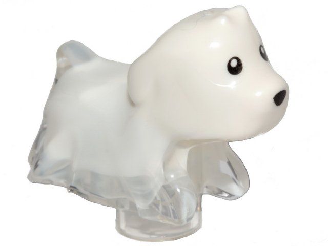 Lego Kit di costruzioni: LEGO 52672pb01 Dog, Ghost with Marbled White Pattern Spencer – Nuovo (secondo la descrizione) da Basadingen venduto da NekoBricks