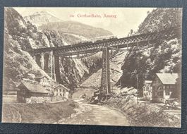 Gotthardbahn bei Amsteg 