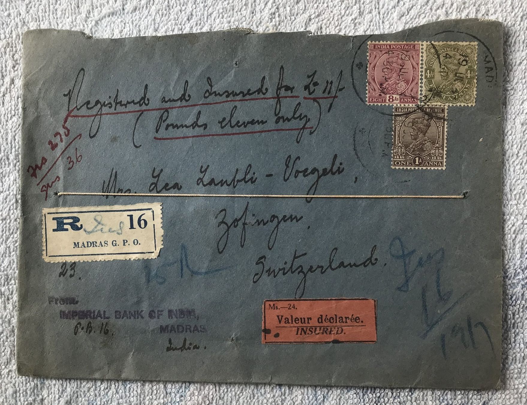 Tutti i francobolli: ANIKER BRIEFUMSCHLAG MIT SIEGEL – Usato da Ostermundigen venduto da wini63