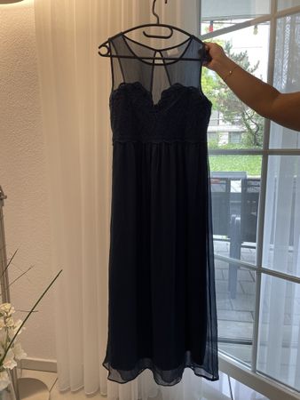 Blaues Kleid, Marke Villa, Grösse M