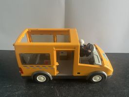 Playmobil gelber Schulbus mit Fahrer - Vintage!