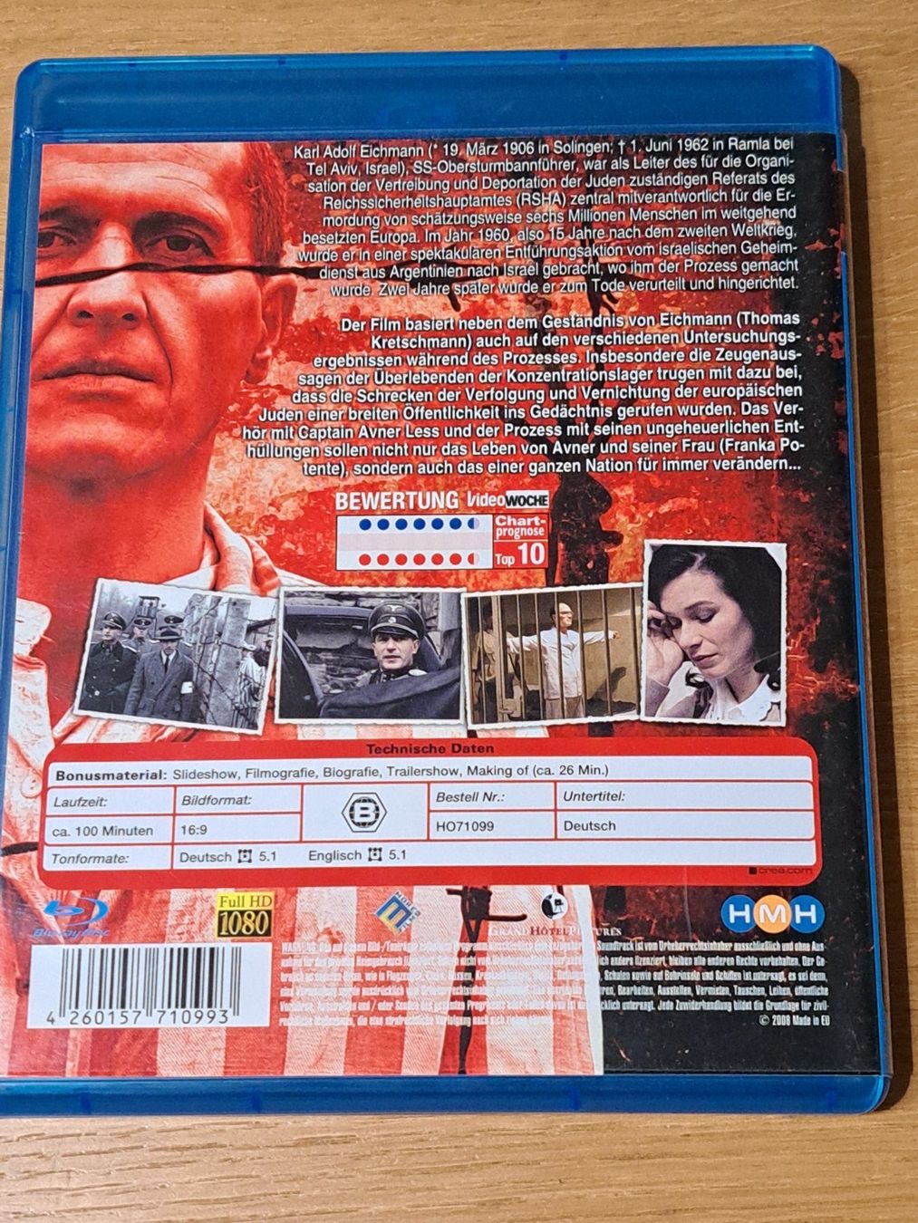 Tous les DVDs: Blu-ray EICHMANN mit Thomas Kretschmann und Franka Potente – Neuf (Voir description) à Unterseen par Kanica 1