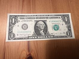 1 US Dollar, Banknote, 1988, UNZ