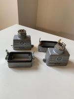 2x Contact Steckergehäuse H-B10T, Anbaugehäuse H-B10 Ag