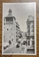 Genève , la Tour de l'Ile, Tram, Oldtimer
