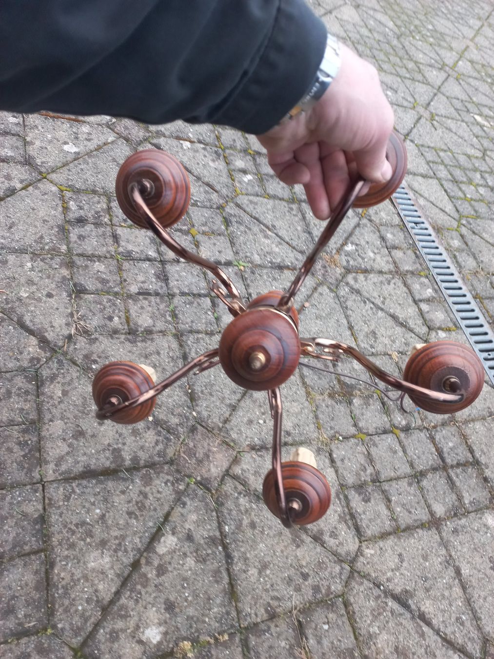 Lampadari & plafoniere: Rustikaler Leuchter / Lampe Chalet / Rustico Bauernhaus usw. – Usato da DULLIKEN venduto da Lerchclassicdulliken 6
