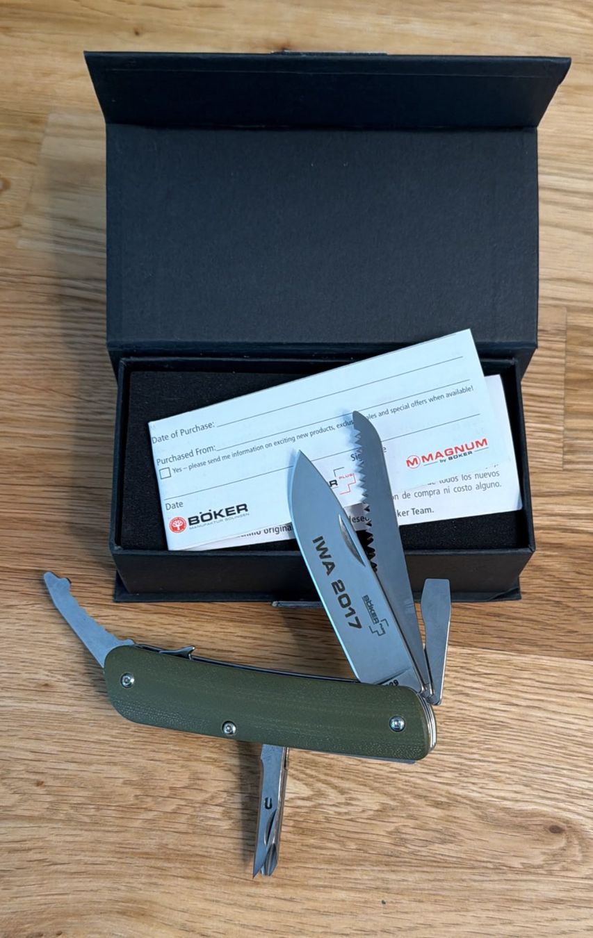 Taschenmesser: BÖKER PLUS IWA 2017 SACKMESSER – Neu und originalverpackt aus Zürich von Frei-Occasionen 3