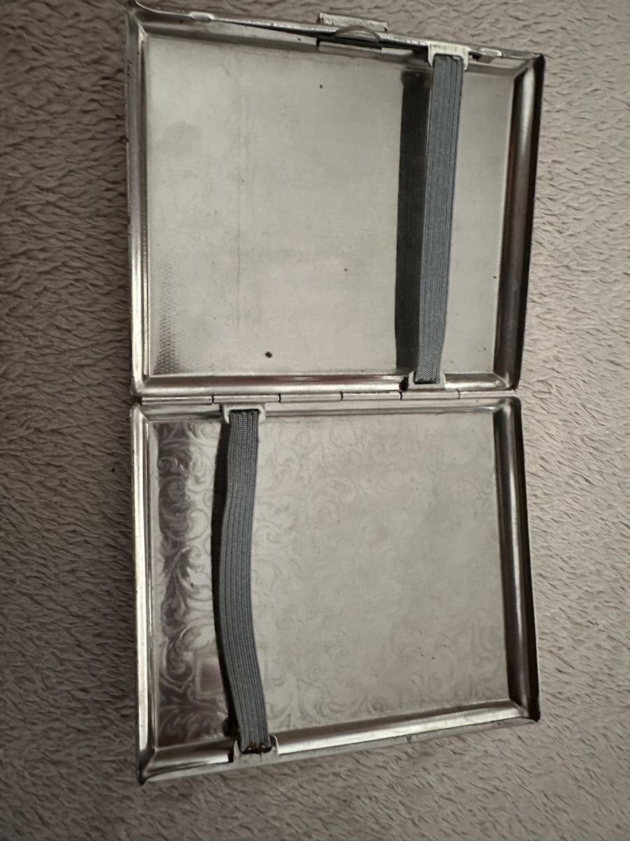 Sonstige Tabakwaren: Metall Zigaretten Etui – Gebraucht aus Herbriggen von Sehrazade 3
