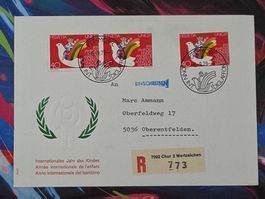 CL28 Enveloppe + Timbre Suisse 1979