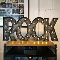 Rock-Leuchte mit LEDs