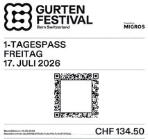 Gurten-Festival 1-Tagespass für Freitag 17. Juli 2026