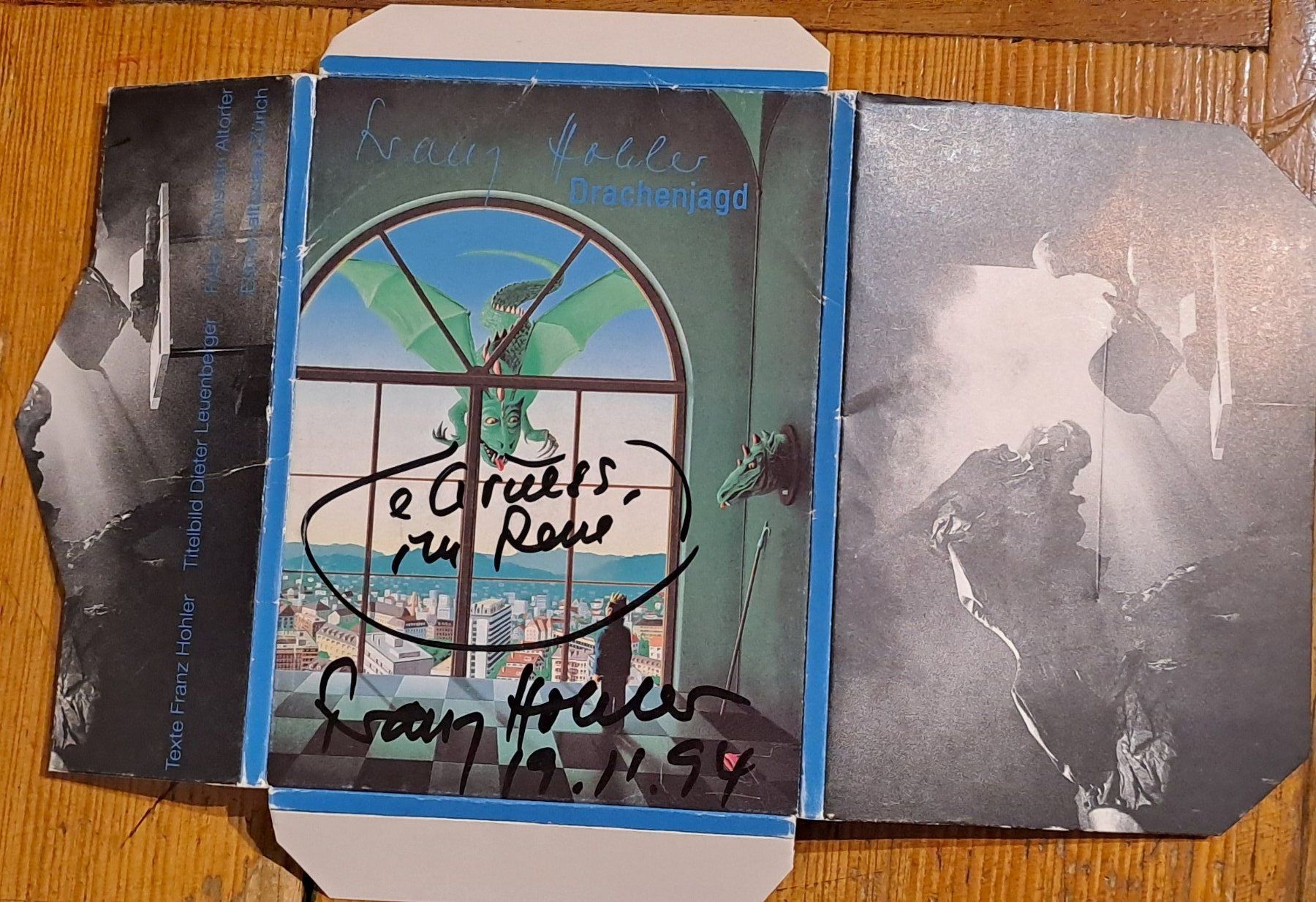 Cartoline postali: Franz Hohler – Usato da Münsingen venduto da Rocking