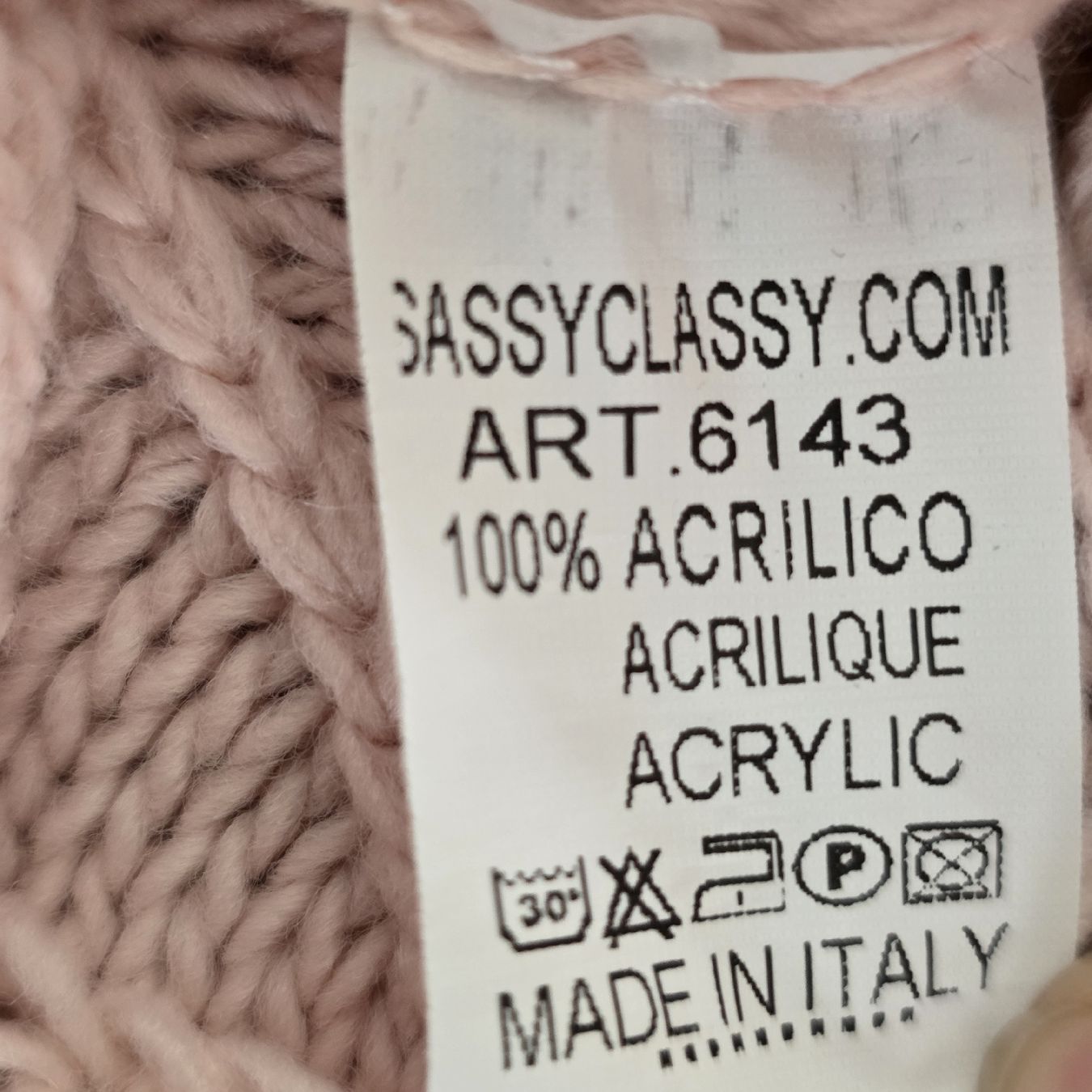 Pullover & Sweatshirts: Damen Pullover Sassyclassy rosa Strickmuster  – Neu (gemäss Beschreibung) aus Rheinsulz von Gilea 6