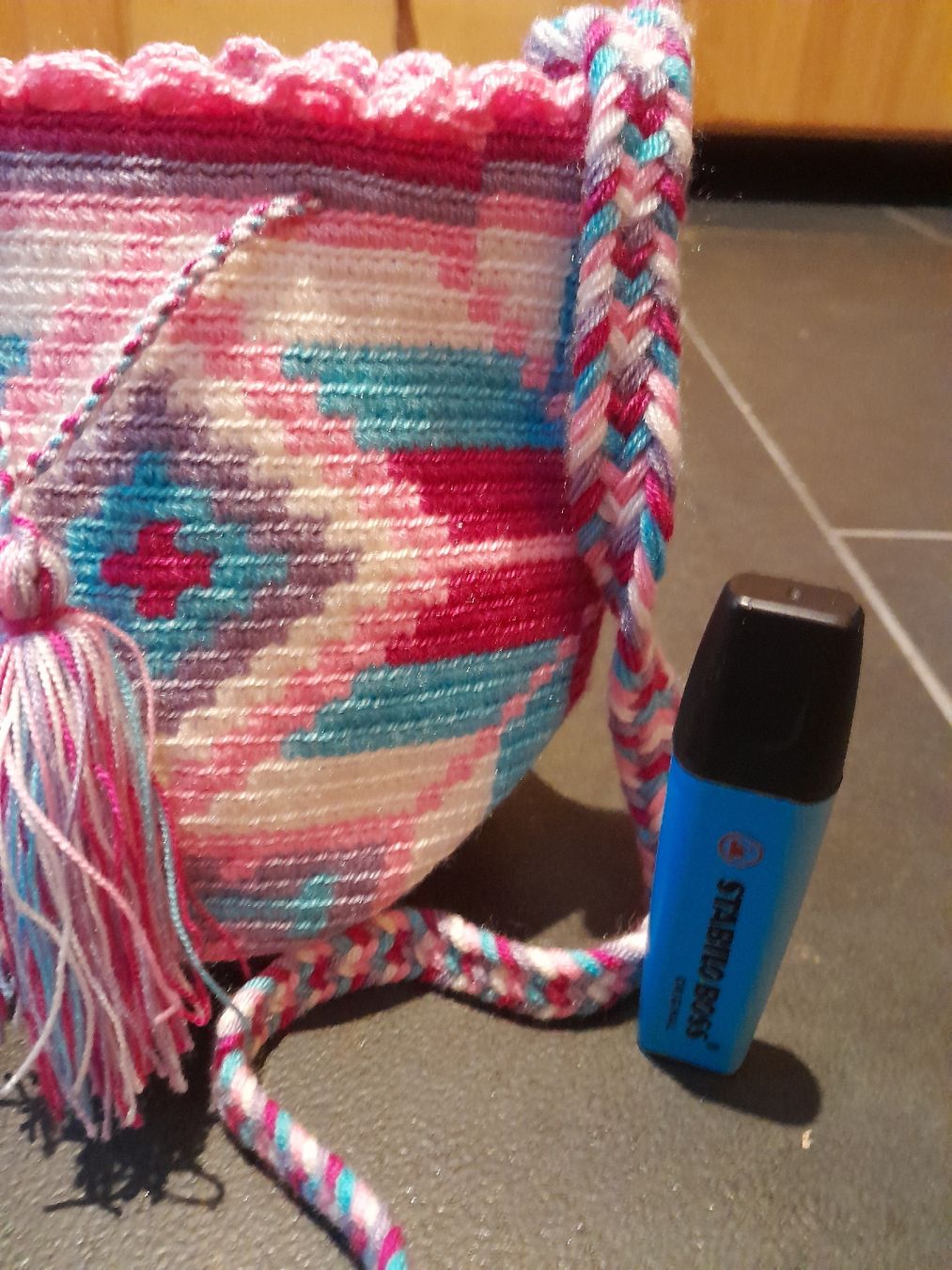Mochila Wayuu Borse da donna: Handgemachte Wayuu Tasche Unikat – Nuovo (secondo la descrizione) da Näfels venduto da Featherfashion 2