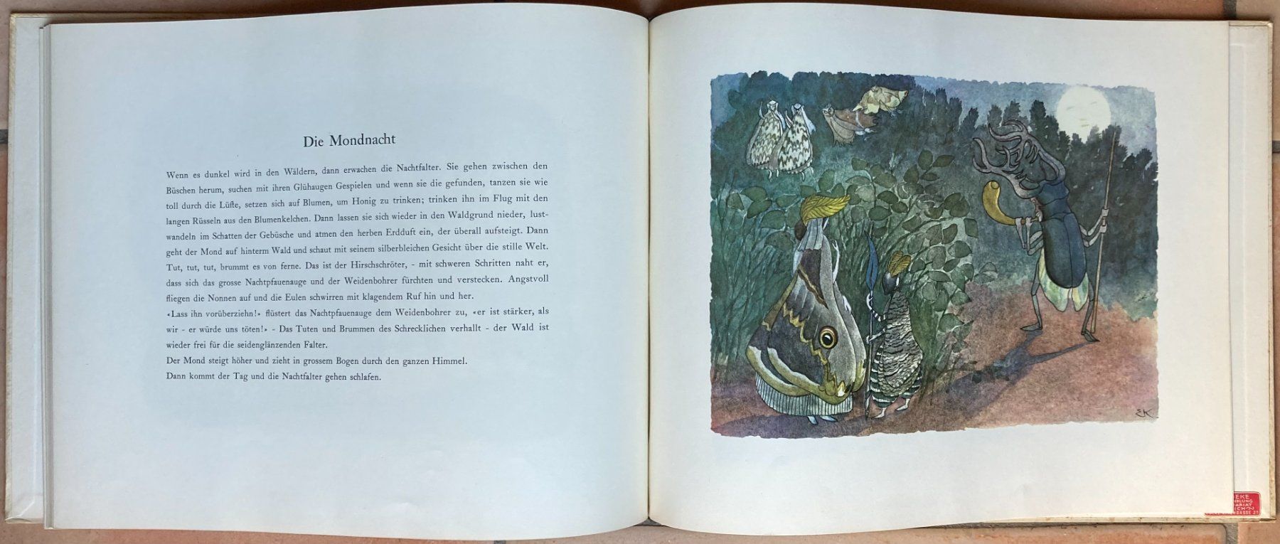 Libri: Der Traumgarten - E. Kreidolf - 1955 – Usato da Versoix venduto da HELVETICA_1 8