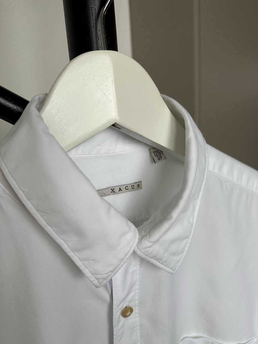 Camicie: Xacus Hemd Weiss 100% Baumwolle 39 S/M – Nuovo (secondo la descrizione) da Oberuzwil venduto da PreownedAllure 3