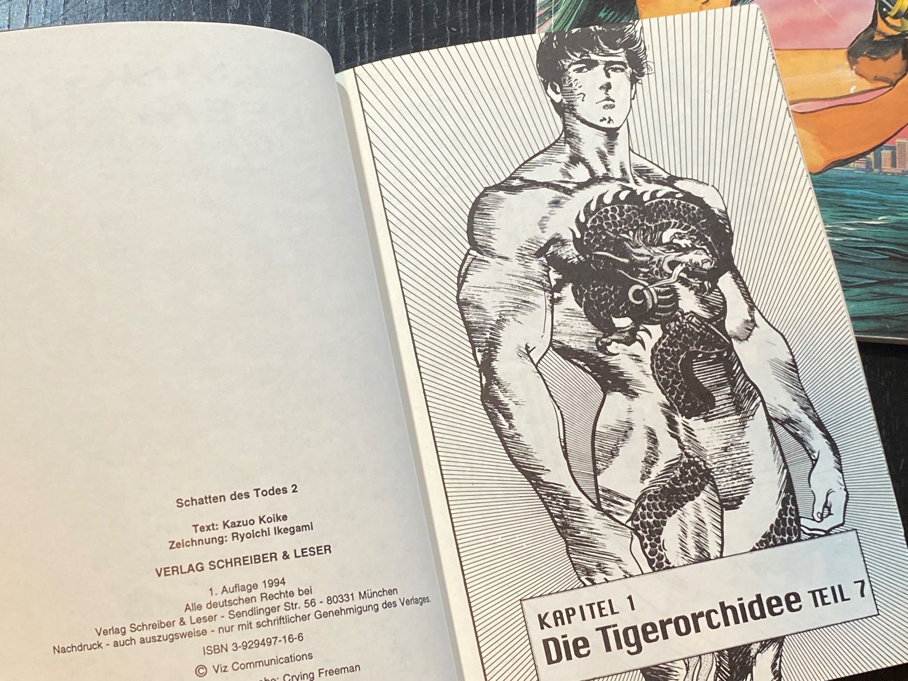 Libri: CRYING FREEMAN / Bände Nr.2, 3 und 4 / Schatten Des Todes – Usato da Zuerich venduto da SonderArt-Wertgut 2