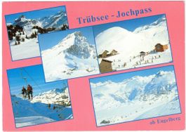 Engelberg - 5 Bild AK Jochpass