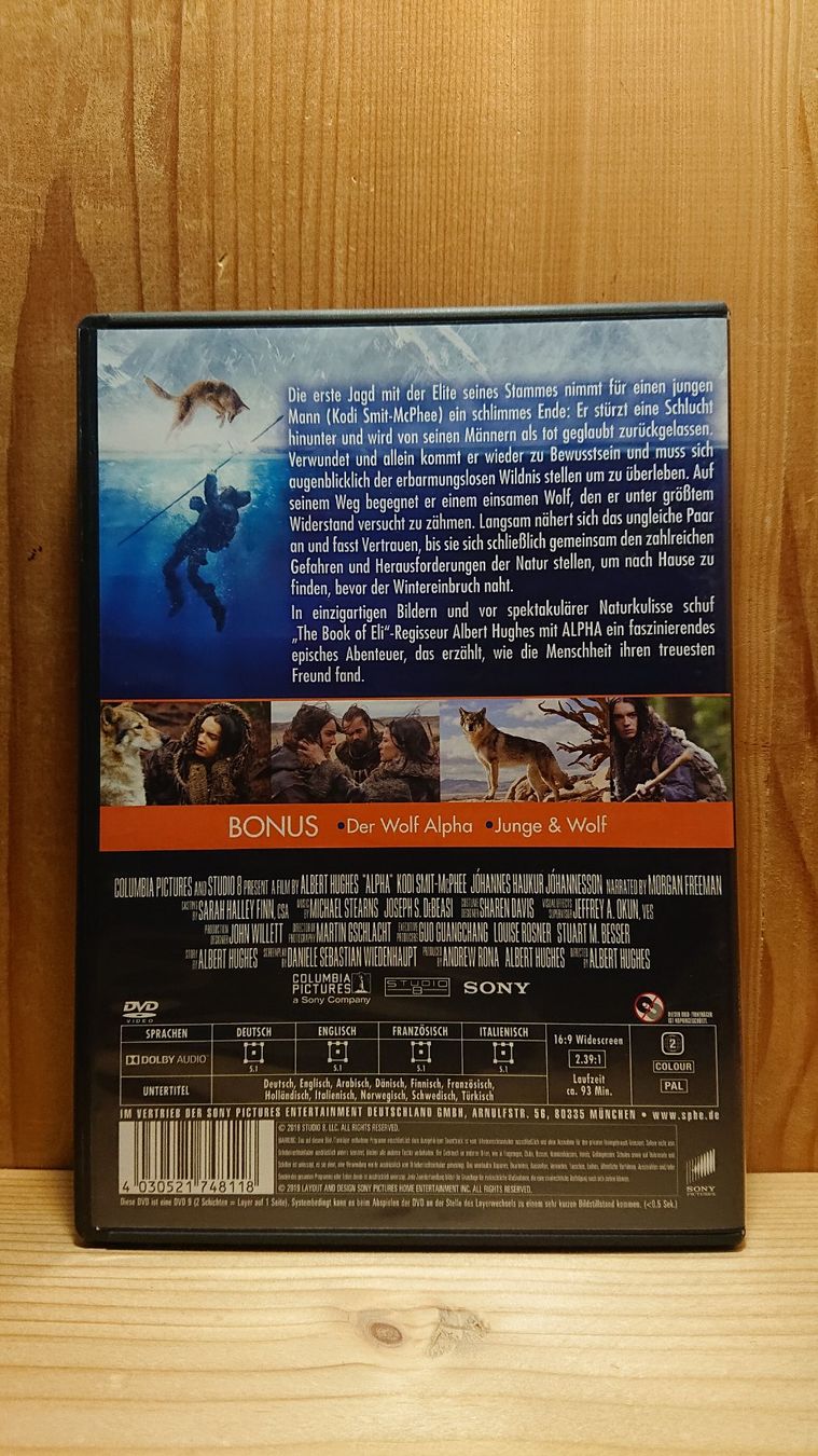 Tutti i DVDs: ALPHA DVD mit Kodi Smit-McPhee – Usato da Wilderswil venduto da Exebub 1