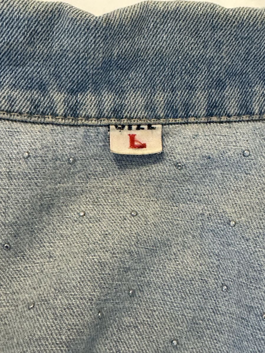 Giacche: Denim jacket with pearl decor – Nuovo (secondo la descrizione) da Zürich venduto da llor.dell 3