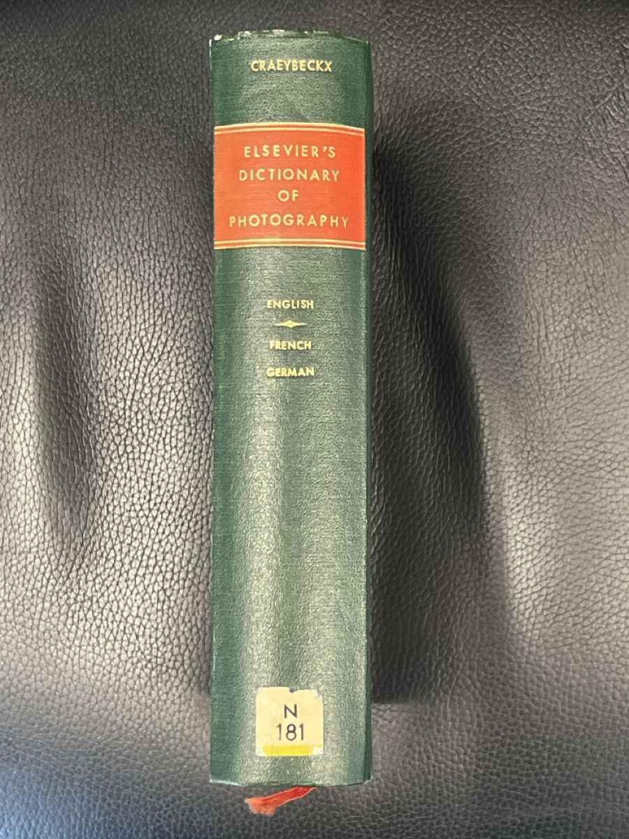Elsevier s Dictionary of Photography in ENG FRE and GER (D occasion) à