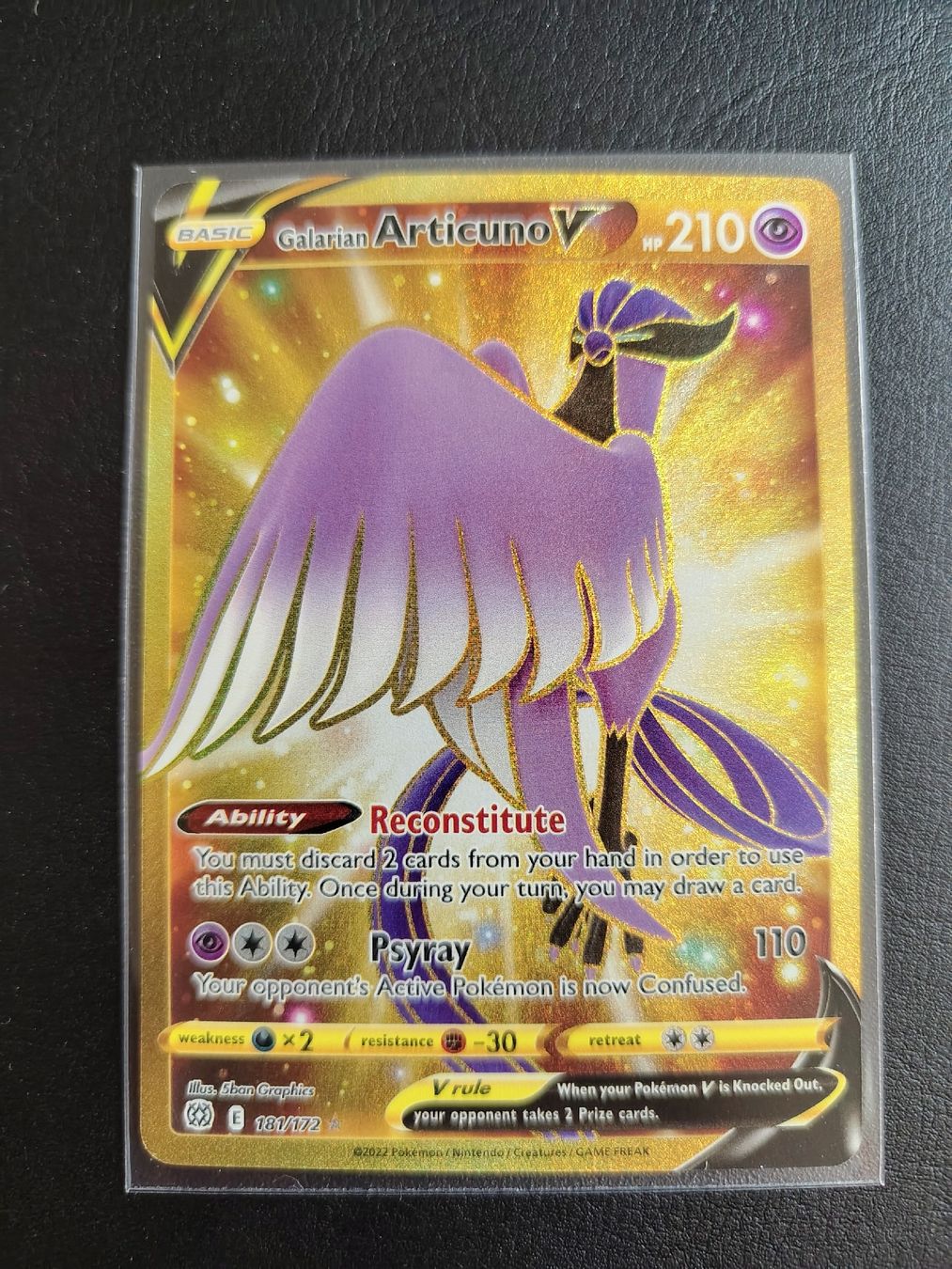 Pokémon Carte collezionabili: Galarian Articuno V – Nuovo (secondo la descrizione) da Lausanne venduto da PokePoke