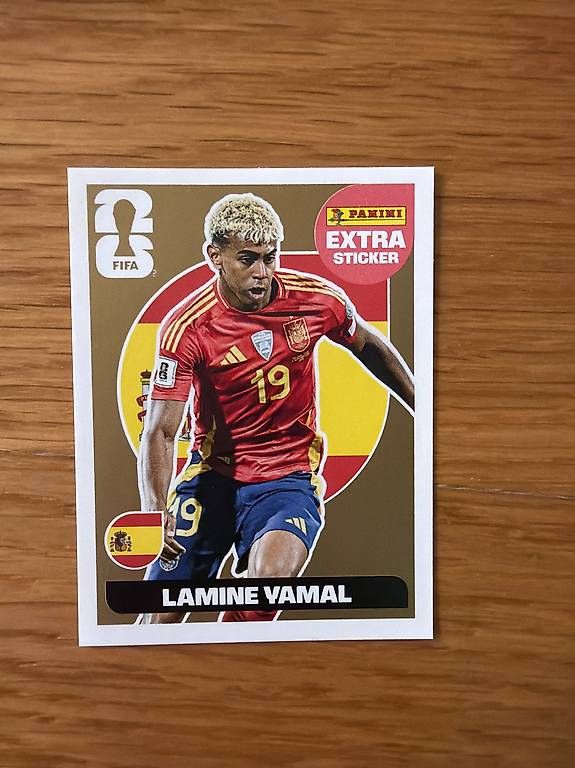 Carte collezionabili: Panini Lamine Yamal extra sticker gold – Usato da Basel venduto da aniskula
