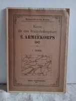 Schweizer Armeekarte 1910, 2. Armeekorps Guter Zustand