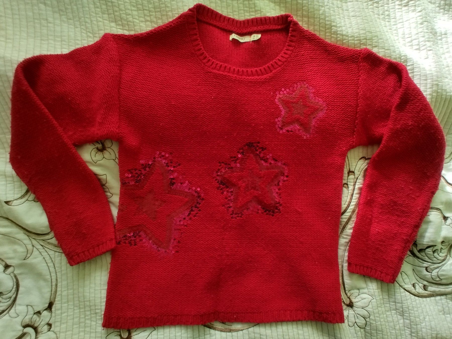 Maglioni & Felpe: warmer festlicher roter Pullover mit Stern Mädchen, 134 -140 – Usato da Densbüren venduto da TutaLarsen 6