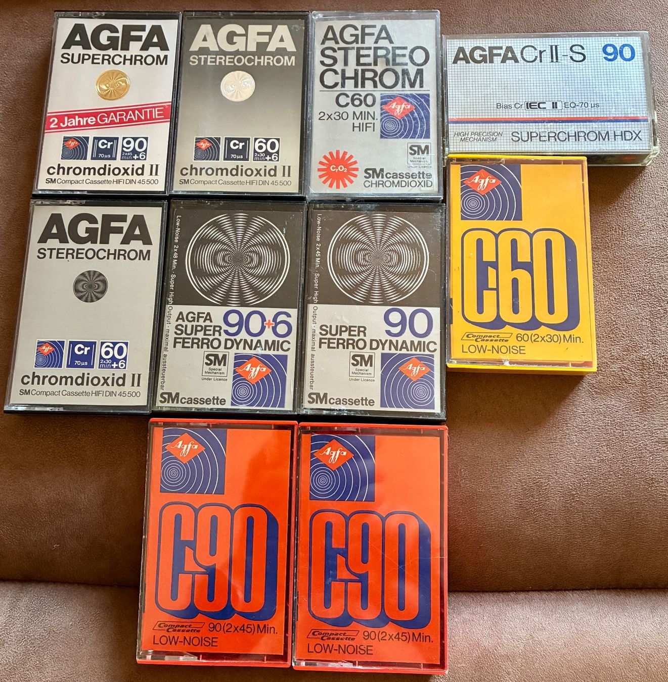 Musicassette: 10 Audio Kassetten Agfa, Diverse,  Gebraucht – Usato da Buchberg venduto da ICM-Tapefan-1961-MCS 1