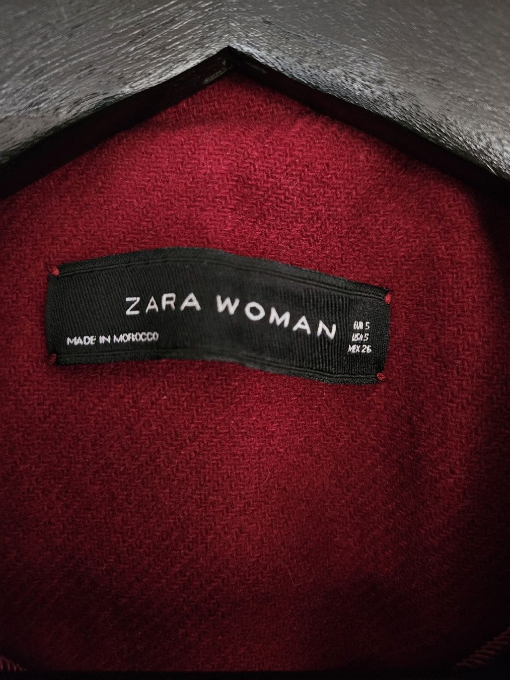 Zara Mäntel: Zara Mantel Damen bordeaux – Gebraucht aus Eschenbach SG von MarThu 1