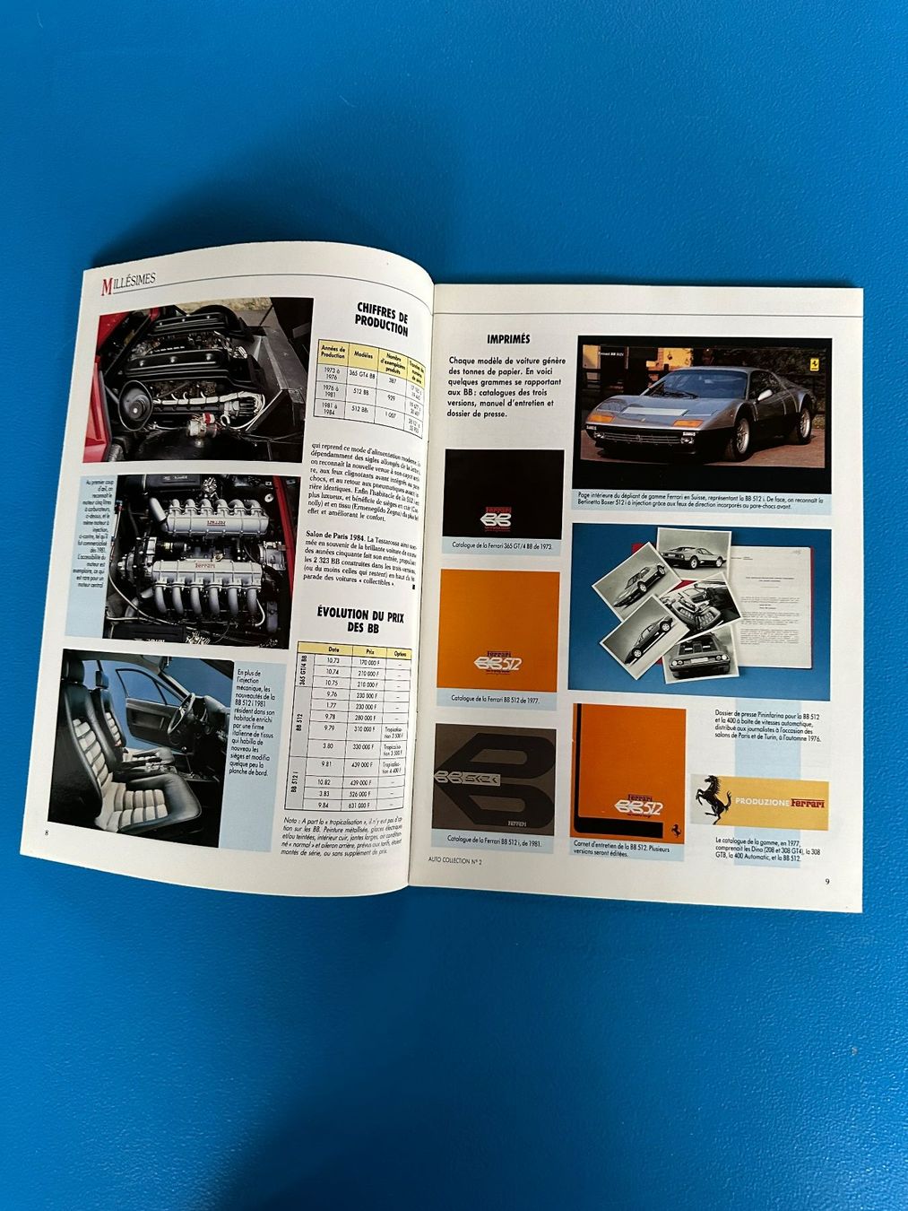 Riviste & Magazine: Heft , Ferrari 512 BB , Auto - Passion 1992 , Oldtimer – Usato da Boswil venduto da pavo1 1