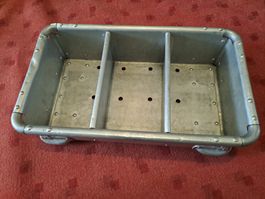 Alu Besteckfach von Bunker,  Grösse 79 cm. / 29 cm.